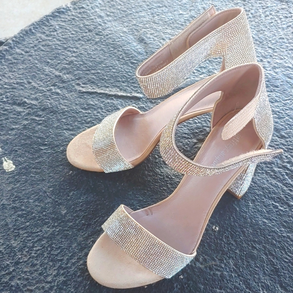 Jeffrey Campbell Lindsay Sandal Women rhinestone bling heels 9 - Picture 8 of 10